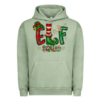 Pigment Oil Green Elf Squad Urban Hoodie - CowhideDigitalArt