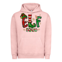 Pigment Salmon Elf Squad Urban Hoodie - CowhideDigitalArt