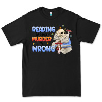 Black reading because murder is wrong Premium Tee - MaliasSmallBusiness