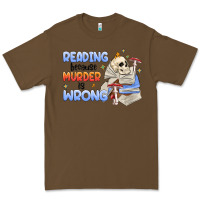 Cacao reading because murder is wrong Premium Tee - MaliasSmallBusiness