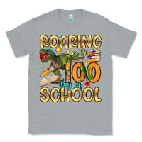 Heather Grey roaring in to 100 day of school Classic Tee - Artiststas