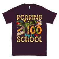 Plum roaring in to 100 day of school Classic Tee - Artiststas