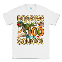 White roaring in to 100 day of school Classic Tee - Artiststas