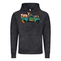 Vintage Black farm animals truck Vintage Hoodie - Jasminsmagicworld