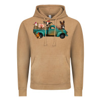 Farm Animals Truck Vintage Hoodie | Teevron