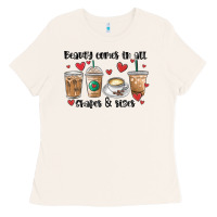 Bone beauty comes in all shapes and sizes coffee Ladies Tee - MaliasSmallBusiness