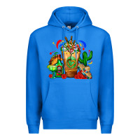 True Royal Mexican Cold Drink With Cactus Sombrero And Tequil Premium Hoodie - FaDigitalArtStudio