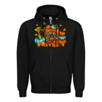Black Thanksgiving Coffee Mug Zipper Hoodie - FaDigitalArtStudio