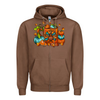 Chestnut Thanksgiving Coffee Mug Zipper Hoodie - FaDigitalArtStudio