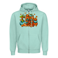 Seafoam Thanksgiving Coffee Mug Zipper Hoodie - FaDigitalArtStudio