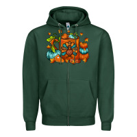 Sports Green Thanksgiving Coffee Mug Zipper Hoodie - FaDigitalArtStudio