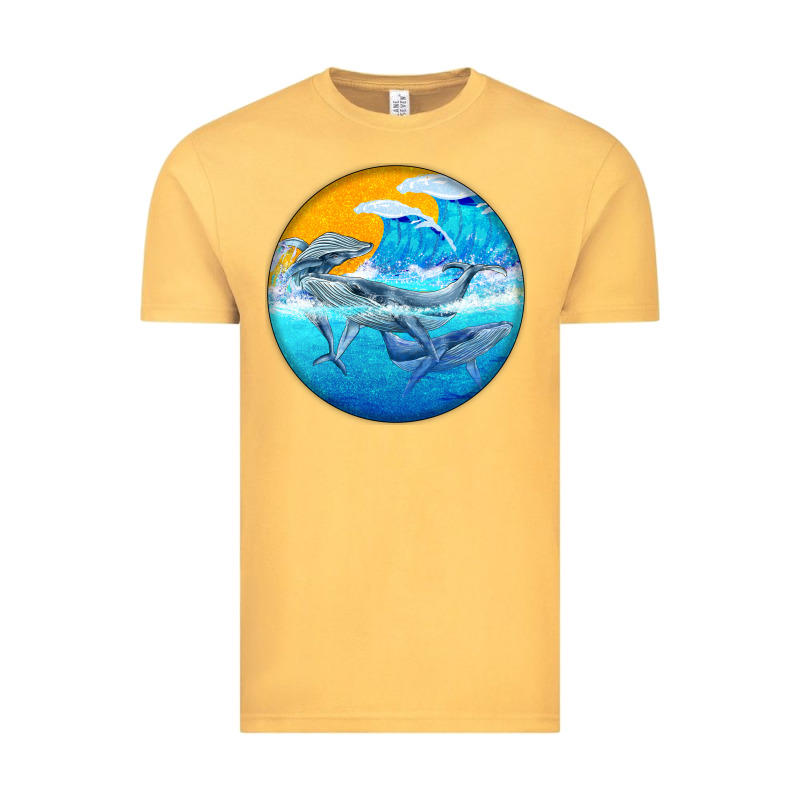 Humpback Whale Vintage Tee by BarkalooDesign | Teevron