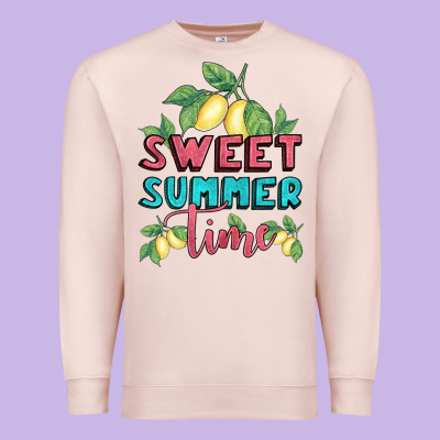 Sweet Summer Time Lemonade Premium Sweatshirt Designed By Bundleandbundleshop