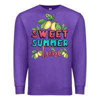 Purple sweet summer time lemonade Premium Sweatshirt - BundleAndBundleShop