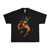 Black Bucking Bronco Rodeo Urban Heavy Tee - Bettercallsaul