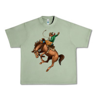 Oil Green Bucking Bronco Rodeo Urban Heavy Tee - Bettercallsaul