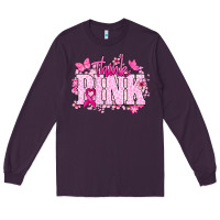 Plum Think pink Long Sleeve Tee - NancyCooperArtShop