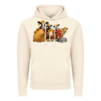 Vintage Artic farm animals with sunflower headbands Vintage Hoodie - Jasminsmagicworld