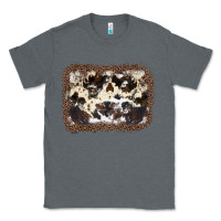 Charcoal Heather Cowhide Leopard Background Classic Tee - JahusDesignShop