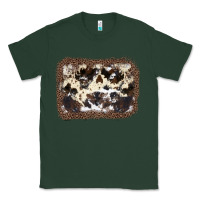 Sports Green Cowhide Leopard Background Classic Tee - JahusDesignShop