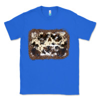 True Royal Cowhide Leopard Background Classic Tee - JahusDesignShop