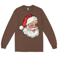 Chestnut Santa Claus Long Sleeve Tee - RanaPortraitStore