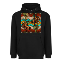 Black native american aztec seamless pattern 5 Heavyweight Hoodie - BundleAndBundleShop