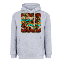 Heather Grey native american aztec seamless pattern 5 Heavyweight Hoodie - BundleAndBundleShop