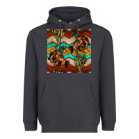 Smoke native american aztec seamless pattern 5 Heavyweight Hoodie - BundleAndBundleShop