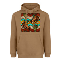 Toasted Coconut native american aztec seamless pattern 5 Heavyweight Hoodie - BundleAndBundleShop