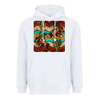 White native american aztec seamless pattern 5 Heavyweight Hoodie - BundleAndBundleShop