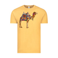 Camel With Colorful Saddle Vintage Tee | Teevron