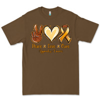 Cacao Peace love cure Appendix Cancer Premium Tee - NancyCooperArtShop