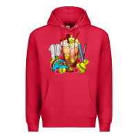 Cardinal Softball Frappe Coffee Premium Hoodie - FaDigitalArtStudio