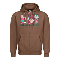 Chestnut cna certified nursing assistant coffee cups Zipper Hoodie - OliviaCreatesArt
