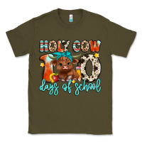 Army Green holy cow 100 days of school Classic Tee - Artiststas