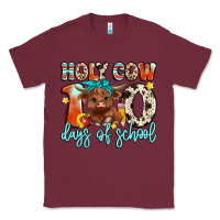 Burgundy holy cow 100 days of school Classic Tee - Artiststas