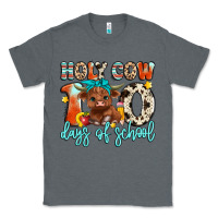 Charcoal Heather holy cow 100 days of school Classic Tee - Artiststas