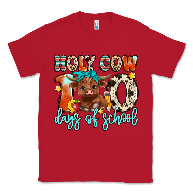 Holy Cow 100 Days Of School Classic Tee by Artiststas | Teevron