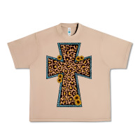 Burro leopard sunflower cross Urban Heavy Tee - JahusDesignShop
