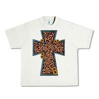 Pistachio leopard sunflower cross Urban Heavy Tee - JahusDesignShop