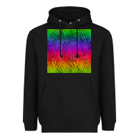 Black colorful tiger seamless pattern Heavyweight Hoodie - BundleAndBundleShop