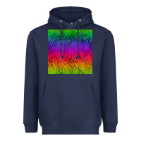 Navy colorful tiger seamless pattern Heavyweight Hoodie - BundleAndBundleShop
