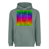Sage colorful tiger seamless pattern Heavyweight Hoodie - BundleAndBundleShop