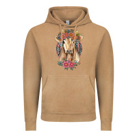 Vintage Camel flower cow Vintage Hoodie - Jasminsmagicworld
