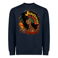 Navy juneteenth freedom 1865 Heavyweight Sweatshirt - CowGirlArtShop