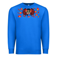 True Royal sugar skull rose libbey glass Premium Sweatshirt - BundleAndBundleShop