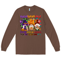 Chestnut Hallothanksmas it's the most wonderful time of the Long Sleeve Tee - NancyCooperArtShop