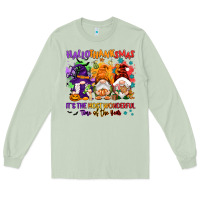 Matcha Hallothanksmas it's the most wonderful time of the Long Sleeve Tee - NancyCooperArtShop