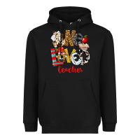 Black One Loved Teacher Heavyweight Hoodie - FaDigitalArtStudio